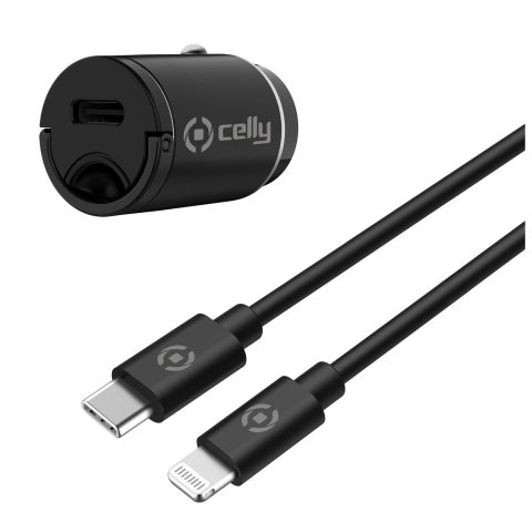 Celly CCMINILIGHT PDA/mobīlo telefonu lādētājs Viedtālrunis Melns Cigāru šķilt…