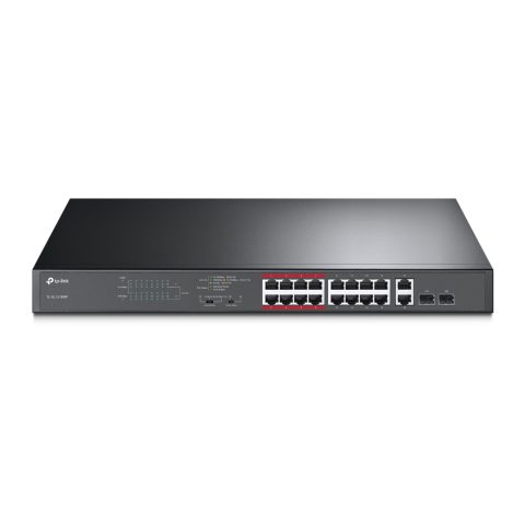 TP-Link TL-SL1218MP tīkla pārslēgs Nepārvaldīts Fast Ethernet (10/100) Power ove…