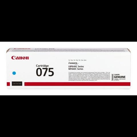 Canon 075 tonera kārtridžs 1 pcs Oriģināls Tirkīzzils