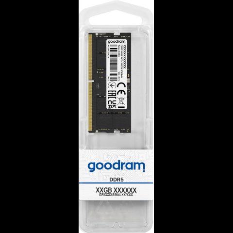 GoodRam GR4800S564L40S/16G atmiņas modulis 16 GB 1 x 16 GB DDR5 262-pin SO-DIMM