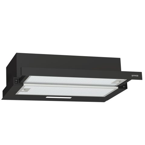 Gorenje TH60E3B tvaika nosūcējs Pusiebūvētais (izvelkams) Melns 350 m³/h