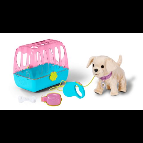 Zapf BABY born My Dog Lucky with Box Lelles mājdzīvnieks