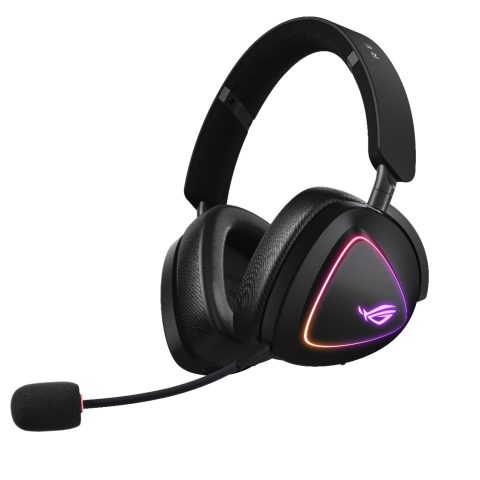 Asus ROG DELTA II Austiņas Vadu & Bezvadu Speļu USB Veids-C Bluetooth Melns