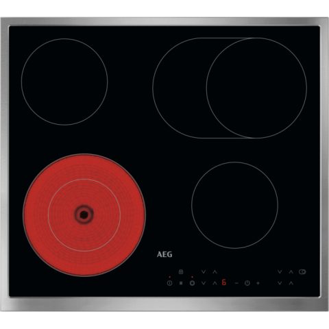 AEG NRN64A06XB Melns Iebūvēts 60 cm Zonas indukcijas plīts 4 zone(s)