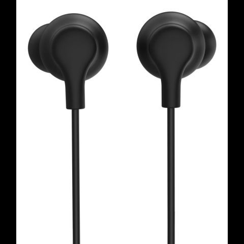 Hama Curly Austiņas Vadu Ausīs Zvani / mūzika USB Veids-C Melns