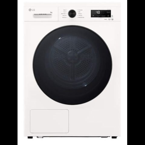 LG RHX1009NWB veļas žāvētājs Brīvi novietots Ielādēšana no priekšas 9 kg Ba…