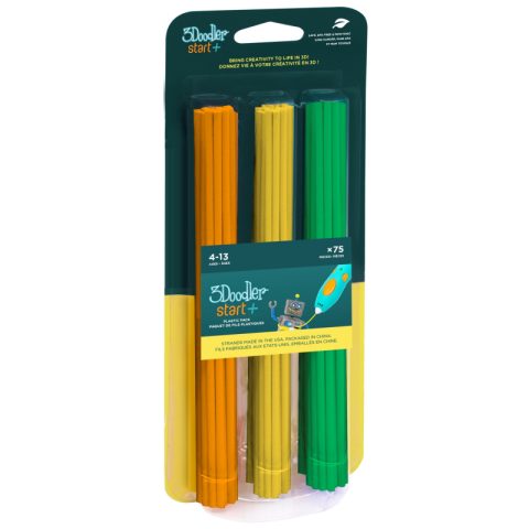 3Doodler Start 3DS-ECO-MIX2-75 3D printēšanas materiāls Plastmasaˌ kas sadalās ko…