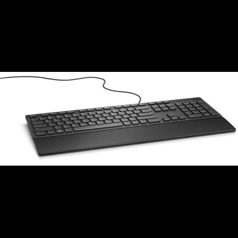 Dell KB216 tastatūra Universāls USB QWERTY Holandiešu Melns