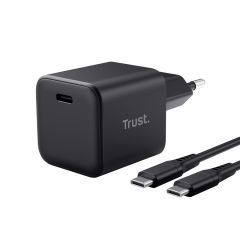 Trust 26046 PDA/mobīlo telefonu lādētājs Universāls Melns AC Ātrā uzlāde Iekšt…