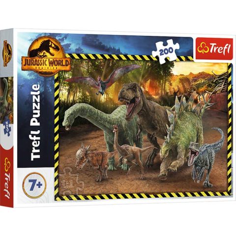 Trefl 13287 puzle 200 pcs Dinozauri