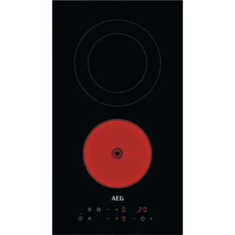 AEG HRB32310CB Melns Iebūvēts 30 cm Keramika 2 zone(s)