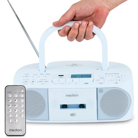 Medion 50079332 radio Personālais Digitāls Zils