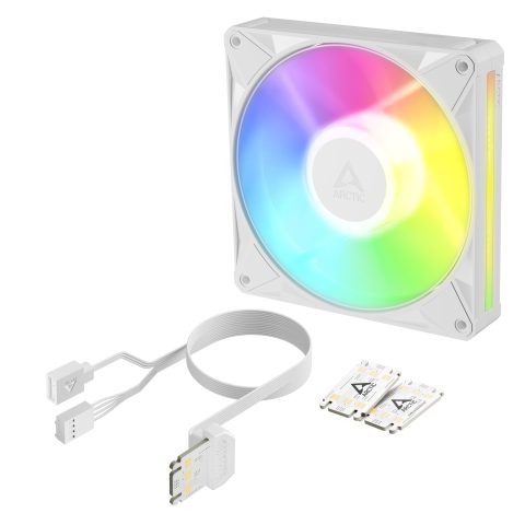 Arctic BioniX P14 A-RGB Datora korpusam Ventilators 14 cm Balts 1 pcs
