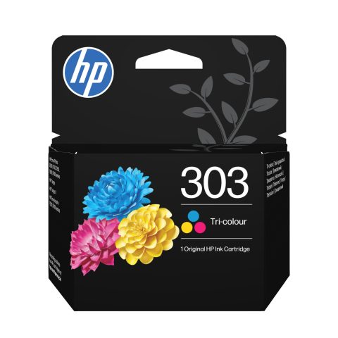 HP 303 oriģinālā trīskrāsu tintes kasetne