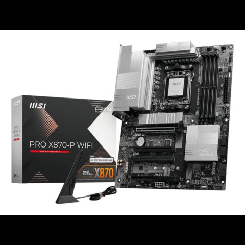 MSI PRO X870-P WIFI mātes plate AMD X870 AM5 pieslēgvieta ATX