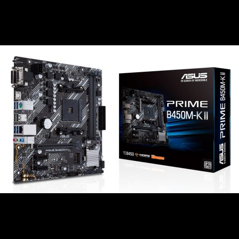 Asus Prime B450M-K II AMD B450 Socket AM4 micro ATX