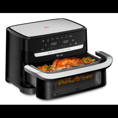 Tefal Dual Easy Fry Flex EY9228 9 L Atsevišķs 2700 W Karstā gaisa fritētājs Me…
