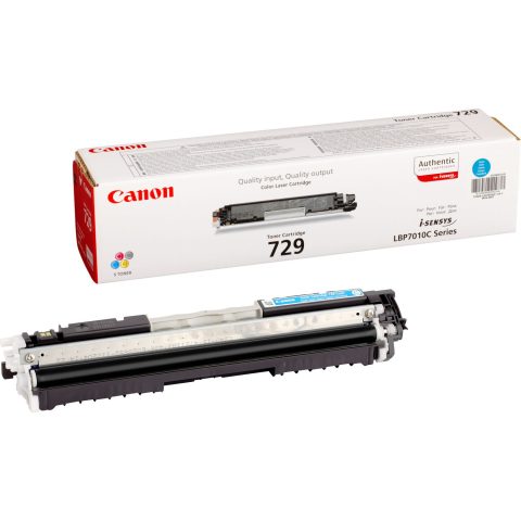Original Canon Canon CRG-729 C tonera kārtridžs 1 pcs Oriģināls Tirkīzzils