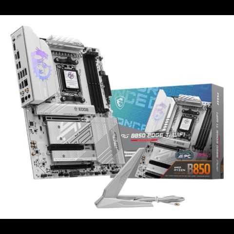 MSI MPG B850 EDGE TI WIFI mātes plate AMD B850 AM5 pieslēgvieta ATX
