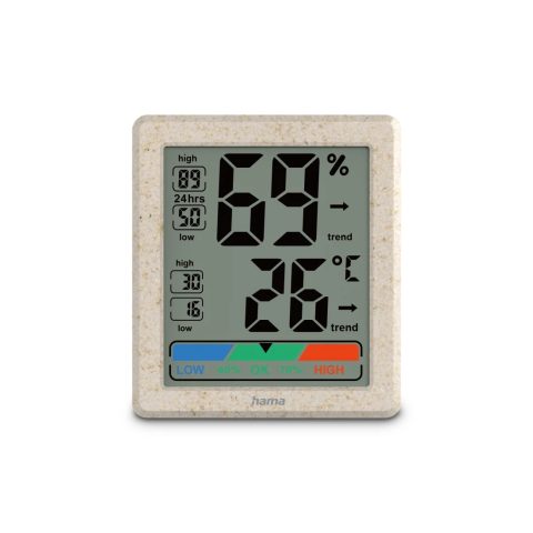 Hama Ponza Iekštelpas Temperatūras un mitruma sensors Brīvi stāvošs
