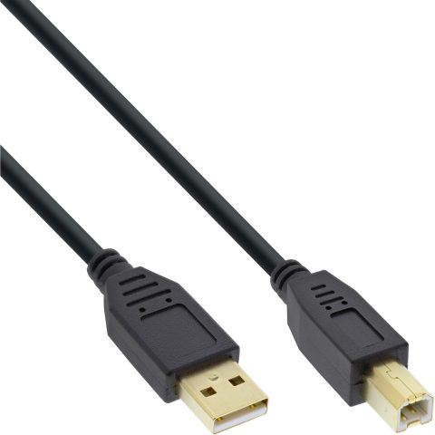 Inline 4043718125074 USB kabelis USB 2.0 10 m USB A USB B 0
