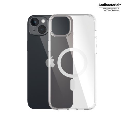Panzer Glass PanzerGlass ® HardCase Transparent w. White MagSafe iPhone 14 Plus mobil…
