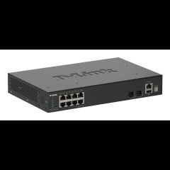 D-Link DGS-1530-10 Vadīts L2 Gigabit Ethernet (10/100/1000) Melns