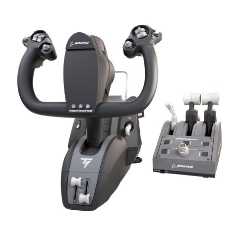 Thrustmaster TCA Yoke Pack Boeing Edition Melns