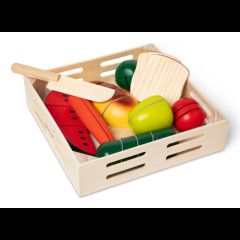 Melissa & Doug Cutting Food - Wooden Play Food