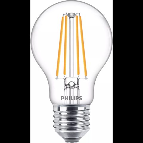 Philips 75 W A60 E27 bezkrāsas kvēlspuldzes x3