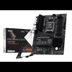 MSI Pro B840-S EVO WIFI6E AMD B840 AM5 pieslēgvieta ATX