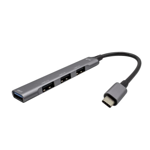 I-tec Metal C31HUBMETALMINI4 interfeisa centrmezgls USB 3.2 Gen 1 (3.1 Gen 1)…