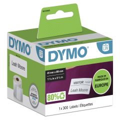 Dymo LW - Small Name Badge Labels - 41 x 89 mm - S0722560 Белый Самоклеящаяся…
