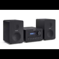 Sharp TOKYO DAB+ HI-FI Micro System Домашняя музыкальная микросистема 40 W Чер…