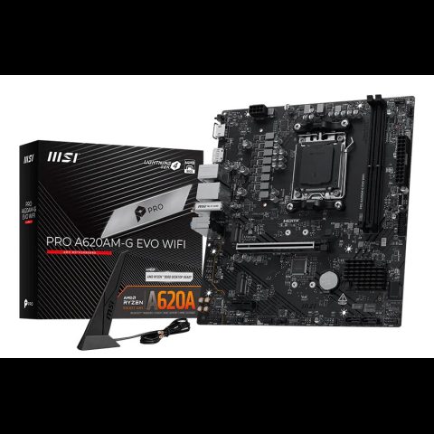 MSI Pro A620AM-G EVO WIFI AMD A620A AM5 pieslēgvieta mikro ATX