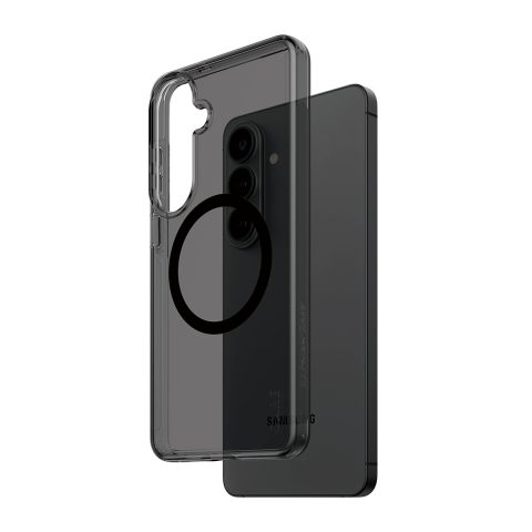 Panzer Glass PanzerGlass CARE™ by ® Smokey Case w. Black Qi Samsung Galaxy S26+ mobil…