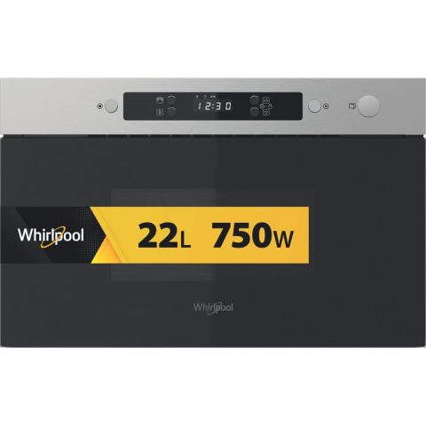 Whirlpool Microwaves Nerūsējošs tērauds Solo mikrovilnis Iebūvēts 22 L 750 W