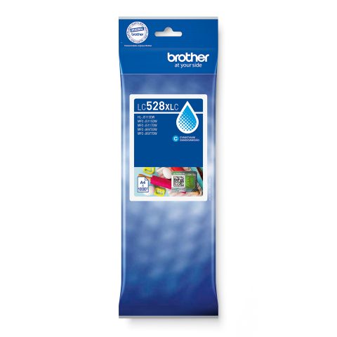 Brother LC528XLC tintes kārtridžs 1 pcs Oriģināls Īpaši augsta ražība Tirkīzzils
