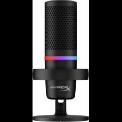 HyperX DuoCast – USB mikrofons (melns) – RGB apgaismojums