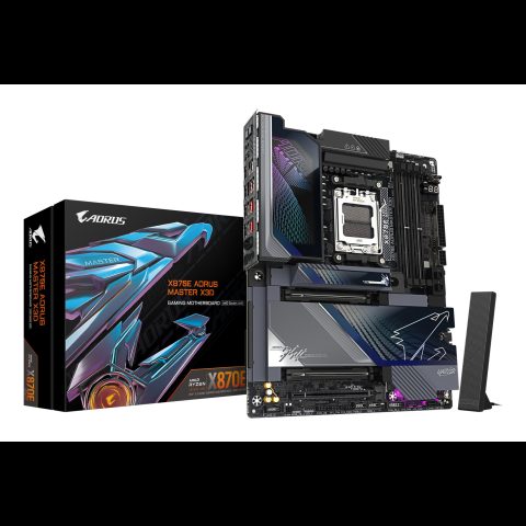 Gigabyte X870E AORUS MASTER X3D AMD X870E AM5 pieslēgvieta ATX