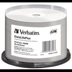 Verbatim CD-R 52x DataLifePlus 700 MB 50 pc(s)
