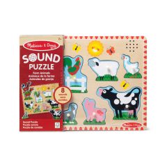 Melissa & Doug MPZ WPZ Farm Anml Sound Pzl8Pc GML Shape puzzle 8 pc(s) Animals