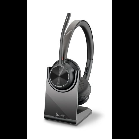 HP Poly Voyager 4320 UC stereo USB-A austiņās iebūvēts tālrunis + BT700 USB…