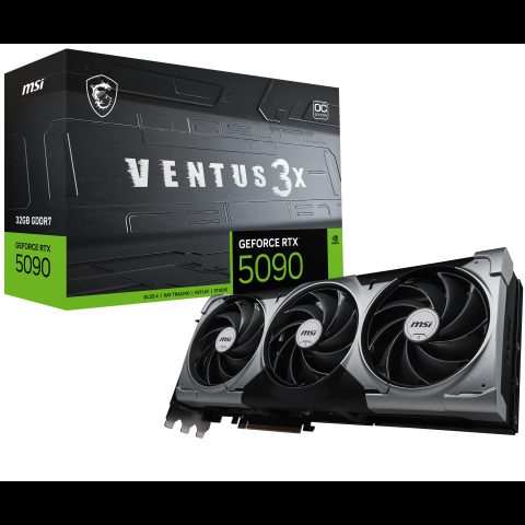 MSI VENTUS GEFORCE RTX 5090 32G 3X OC video karte NVIDIA 32 GB GDDR7
