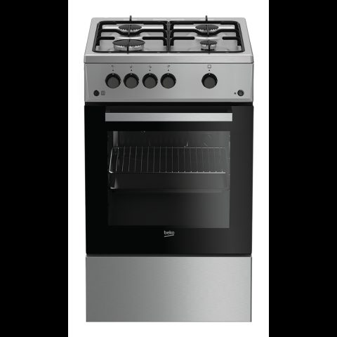 Beko FSG52020FX Brīvi stāvoša plīts Gāze Gāzes Nerūsējošs tērauds