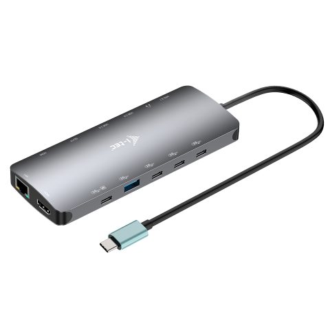 I-tec Metal C31NANOTRIPLEDOCKPD dokstacija Vadu USB 3.2 Gen 1 (3.1 Gen 1) Type…