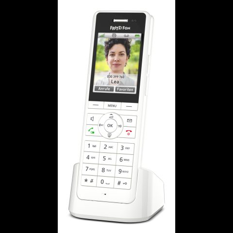 AVM Fon FRITZ! X6 DECT telefons Zvanītāja ID Balts