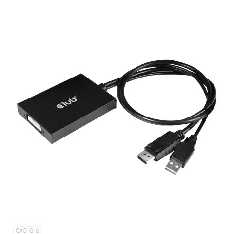 Club 3D CLUB3D cac-1010 Displayport/usb DVI-I Daul link Melns