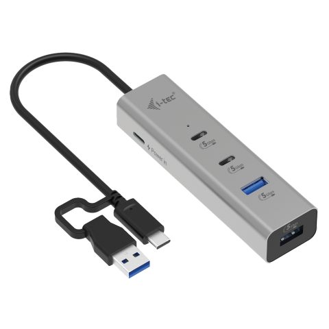 I-tec Metal CAHUBMETAL2A2CPD interfeisa centrmezgls USB 3.2 Gen 1 (3.1 Gen 1)…