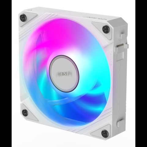 Gigabyte AORUS EZ CHAIN FAN 120 ICE Mātesplate Ventilators 12 cm Balts 1 pcs